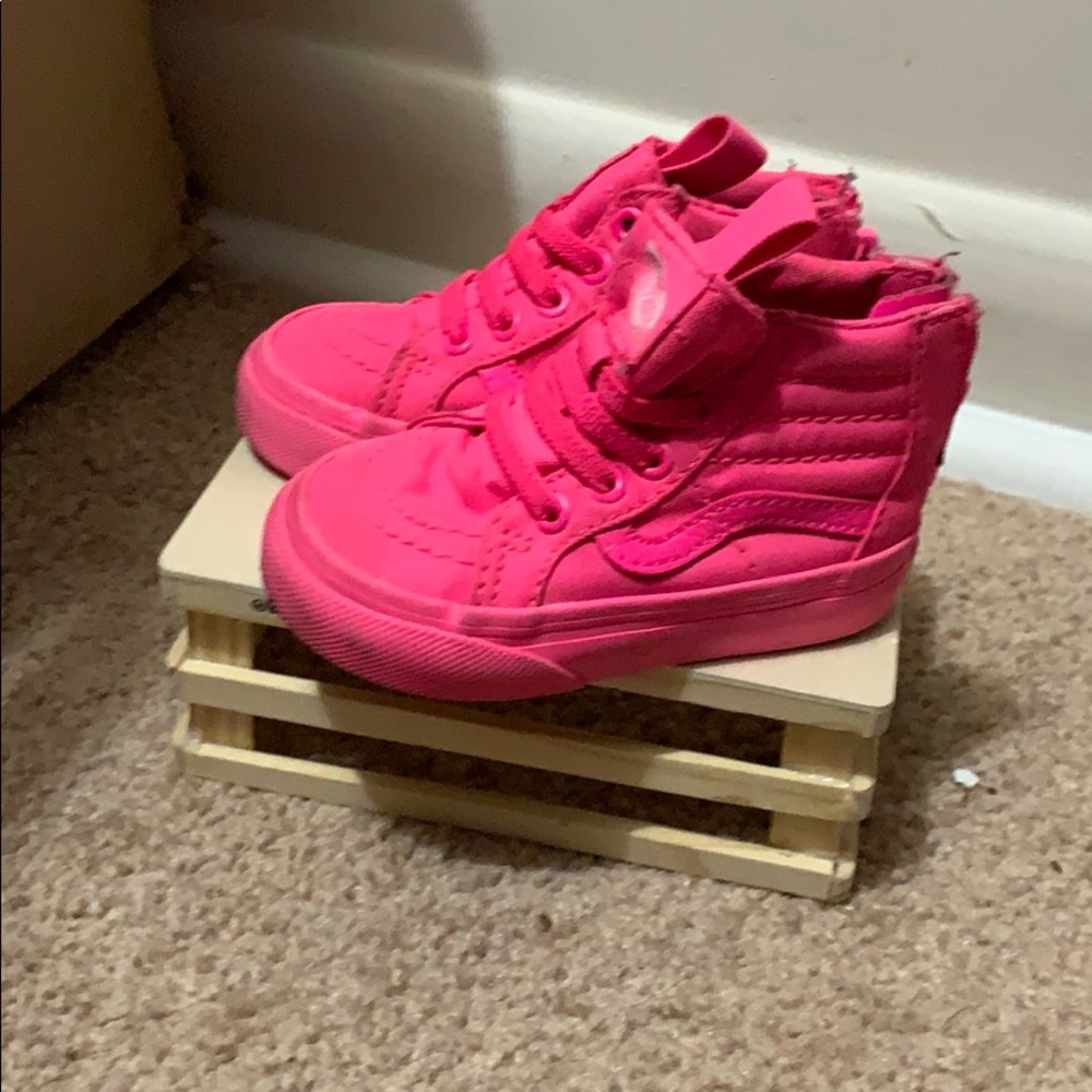 Pink Vans size 4c